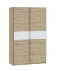 Skapis BERNO 120 2D, Jackson/Balts